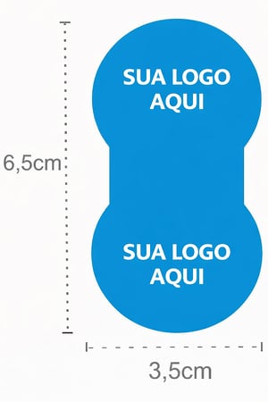 Kit Sacola Personalizadas 14x14x8cm + Adesivos Lacre Personalizado Com Sua Logo