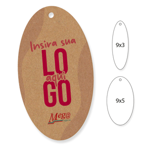 Tag Retangular e Oval