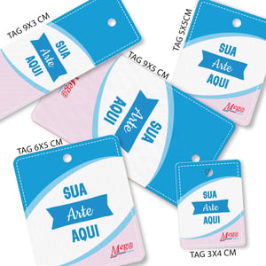 Tag Retangular e Oval