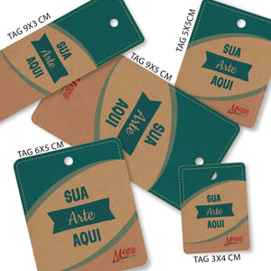Tag Retangular e Oval