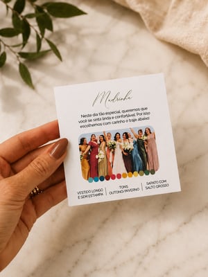 xxNAO USAR AINDAxx Manual Padrinhos Personalizado com Laço