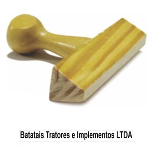 Carimbo Personalizado de Madeira 8x80mm - CM3