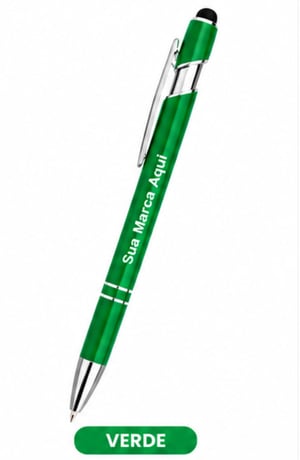 Caneta de MetalTouch Personalizada Gravação a Laser Sua Marca