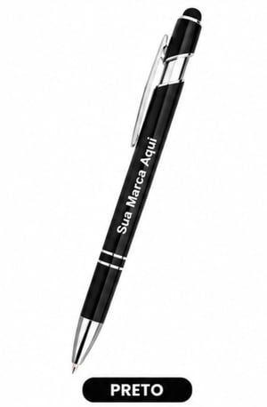 Caneta de MetalTouch Personalizada Gravação a Laser Sua Marca