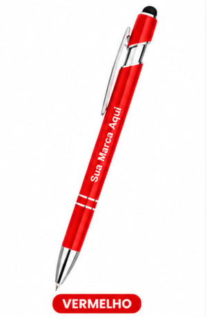 Caneta de MetalTouch Personalizada Gravação a Laser Sua Marca
