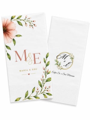 Guardanapo Personalizado Qualidade Premium Retangular Fechado 19,5x10 cm Aberto 40x40 cm - 40X