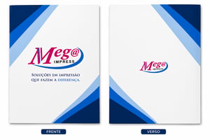 Pasta Personalizada Com Vinco Papel 240g