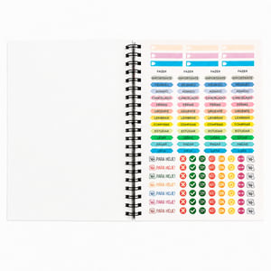 Caderno Personalizado A4 Capa Dura 20X27,5CM Pautado 100 folhas 75g