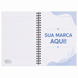 Caderno Personalizado A4 Capa Dura 20X27,5CM Pautado 100 folhas 75g