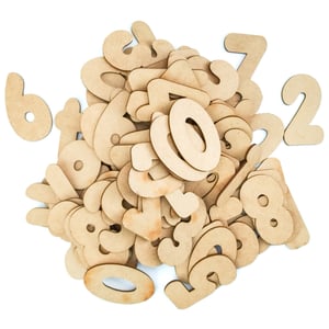 10 Kits Números Mdf Madeira De 0 A 9 C/100 Números