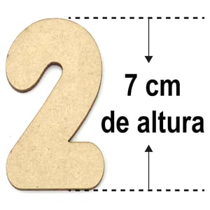 10 Kits Números Mdf Madeira De 0 A 9 C/100 Números