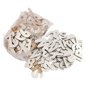 6 Alfabetos E Núm Mdf Madeira 5cm 216 Letras E Núm Branco