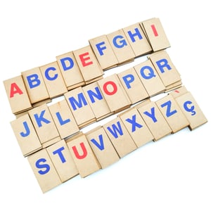Brinquedo Educativo Alfabeto Móvel Degraus MDF