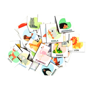 Brinquedo Educativo Tabuleiro Encaixe Alfabeto Bilingue Inglês Mdf