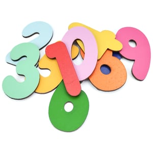 Brinquedo Educativo Tabuleiro Encaixe Numerais Mdf