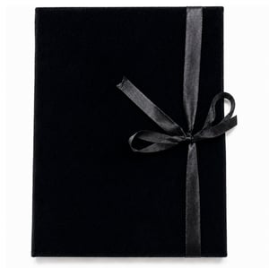 Placa de Homenagem Personalizada com Pasta Veludo 23x33cm