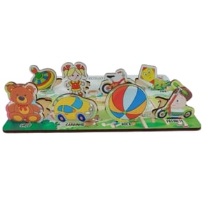 Brinquedo Educativo Tabuleiro Encaixe Brinquedos Mdf