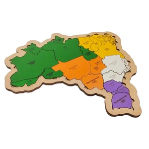 Mapa Do Brasil Educativo Encaixe Regiões E Estados Pequeno Mdf