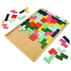 Brinquedo Educativo Tabuleiro Tetris Mdf