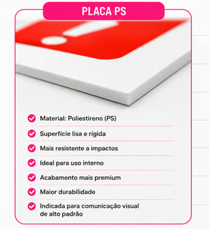 Placa Personalizada PS 1mm