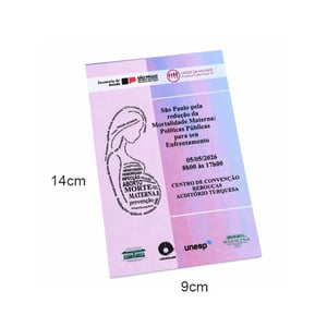 Caderneta Personalizada Brochura Anotações Promocional 9x14cm