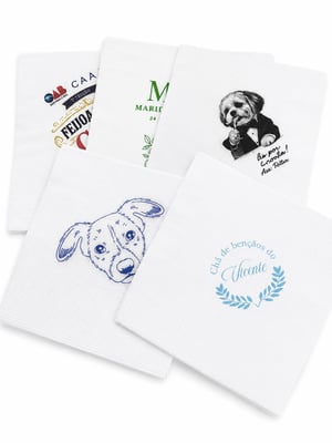 Guardanapo Personalizado Folha Dupla Premium Fechado 11,5x11,5 Aberto 23x23cm - 23X