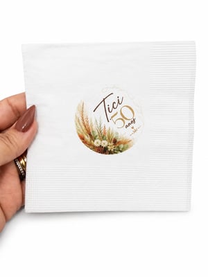 Guardanapo Personalizado Folha Dupla Premium Fechado 11,5x11,5 Aberto 23x23cm - 23X