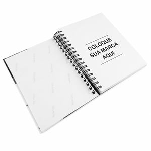 Agenda Personalizada Diária Capa Dura Laminada Com Bolsa Interna 75g - AGP