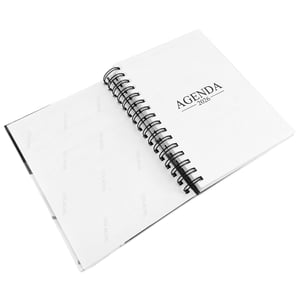 Agenda Personalizada Diária Capa Dura Laminada Com Bolsa Interna 75g - AGP