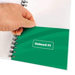 Agenda Personalizada Diária Capa Dura Laminada Com Bolsa Interna 75g - AGP