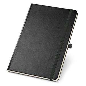 Caderno A5 de capa dura com Bolso interior páginas lisas