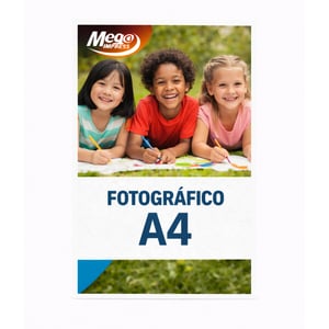 Impressão Papel Fotográfico A4  A4 - 21X29,7CM    