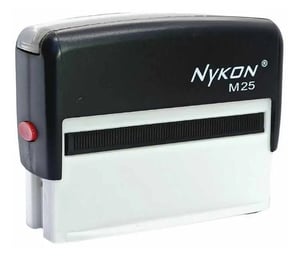 Carimbo Personalizado Automático Nykon M25  15x75mm    