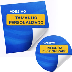 Adesivo Personalizado Vinil / Papel Couche / Papel Off set - ADV  Personalizado    Valor Mínimo de Compra R$ 20,00