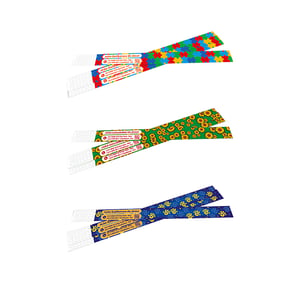 Pulseira de Identificação de Pessoas Com Deficiência Com Dados Contato Em Nylon Personalizada      