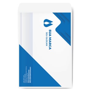 Envelope A4 Personalizado Saco 22,9x32,4cm 90g  22,9cm x 32,4cm    