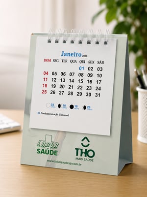 XXXNAO USAR AINDAXX Calendario de Mesa Personalizado 15x11,5cm Papel Cartão Base Papel Cartão 15x11,5cm    