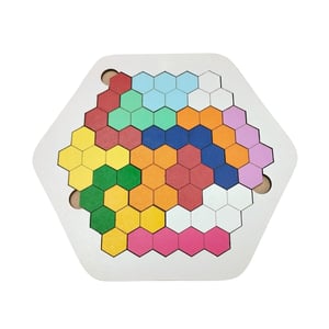 Brinquedo Educativo Quebra Cabeça Colmeia 18x20 Mdf MDF 18x20    