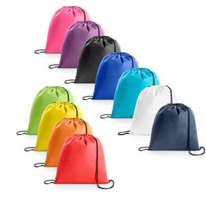 Sacola Mochila Personalizada em TNT Non-Woven Non-Woven TNT 37x41    