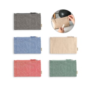 Bolsa multiusos em 70% algodão reciclado e 30% poliéster reciclado (140 g/m²) Algodão e Poliéster     