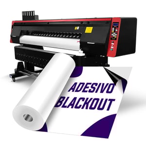 Adesivo blackout impresso      