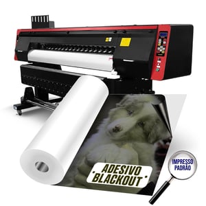 Adesivo vinil blackout impresso • Vinil blackout adesivo • Metro² personalizado • Impressão digital padrão  • Material sem verniz 