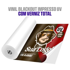 Adesivo vinil blackout impresso UV com verniz total • Vinil blackout adesivo • Metro² personalizado • Impressão digital UV  • Material com verniz total 
