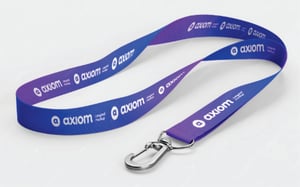 Cordão para crachás com mosquetão, personalizado Cordão sublimático 20mm 90x20mm 4/4  Argola e Jacaré 