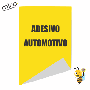 Adesivo Automativo AW Brilho SOB MEDIDA PERSONALIZADO 4x0  Refilado material é cobrado a sobra do adesivo