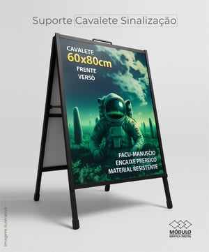 Cavalete de Aço Carbono Personalizado