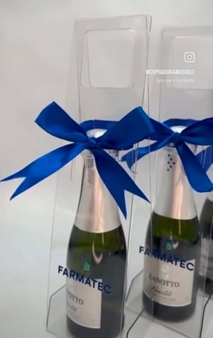 KIT Bolsa para (MINI Champagne / Vinho) Personalizado a partir de R$31,00/unid