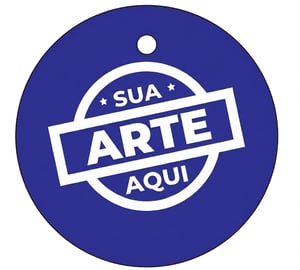 Tag Redondo Personalizado(frente) Couche 250g  4x0 (só frente)   