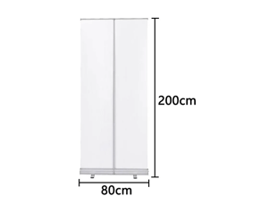 Banner Roll Up 80 X 200cm Suporte Retrátil Com Bolsa