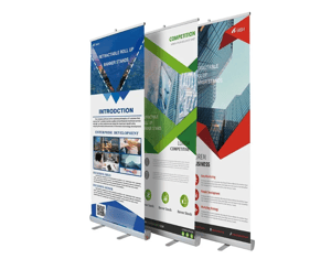 Banner Roll Up 80 X 200cm Suporte Retrátil Com Bolsa Lona Personalizado   Porta Banner X 60x160 Cm Ajustável Fibra De Carbono C/ Case 